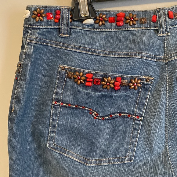 Vintage Apriori by Esacada jeans with gems and studs embellishments. - Picture 8 of 8
